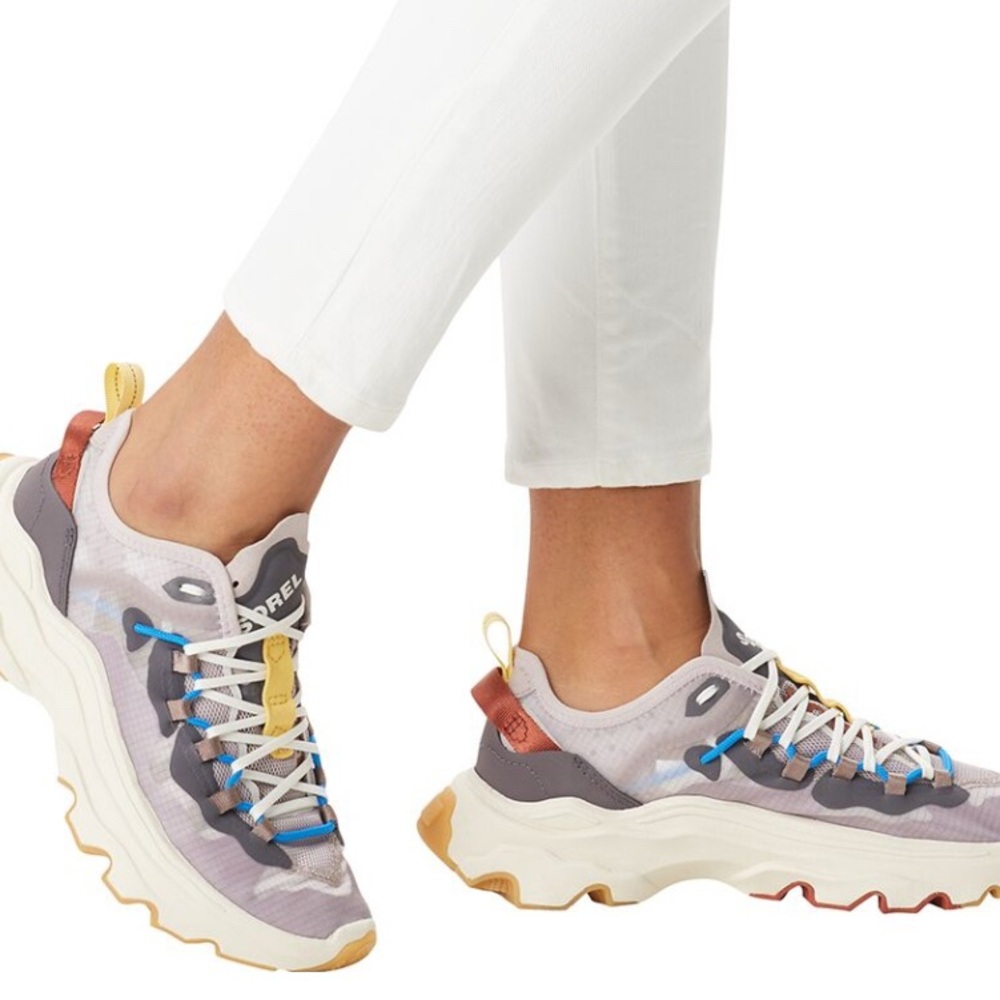 Sorel Women's Gray and White Sneakers